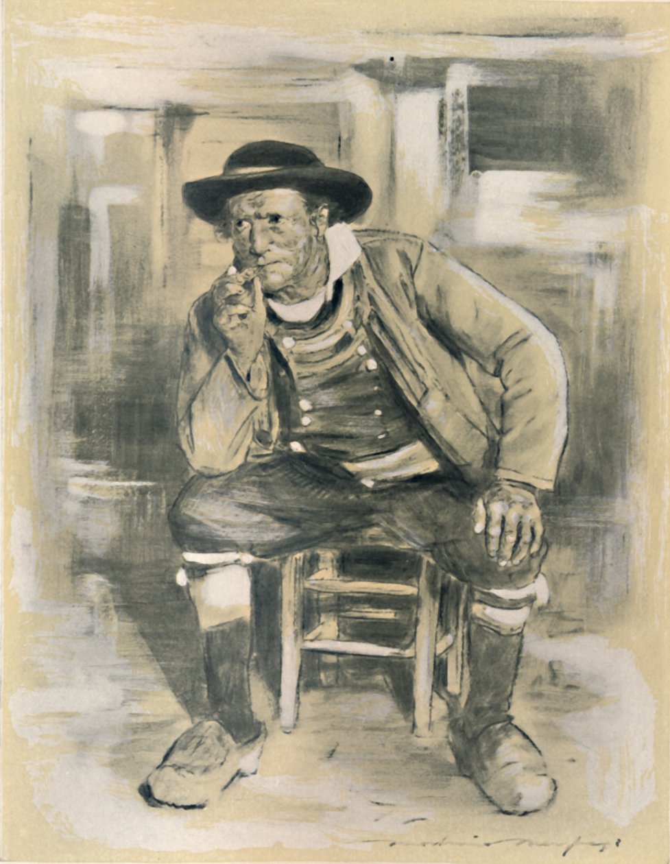 Camponês bretão, 1903 de Mortimer L Menpes