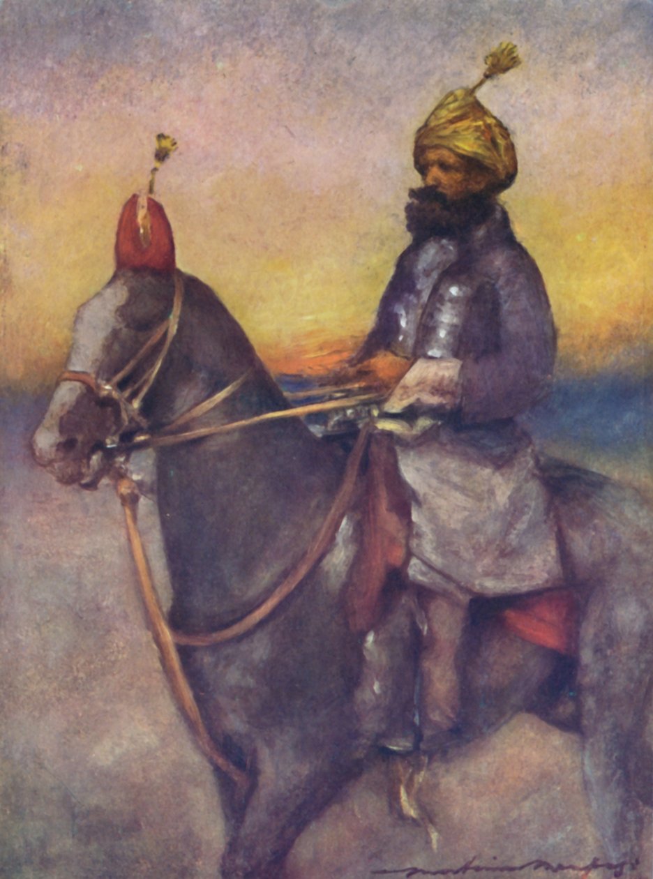 Na Procissão dos Retentores, 1903 de Mortimer L Menpes