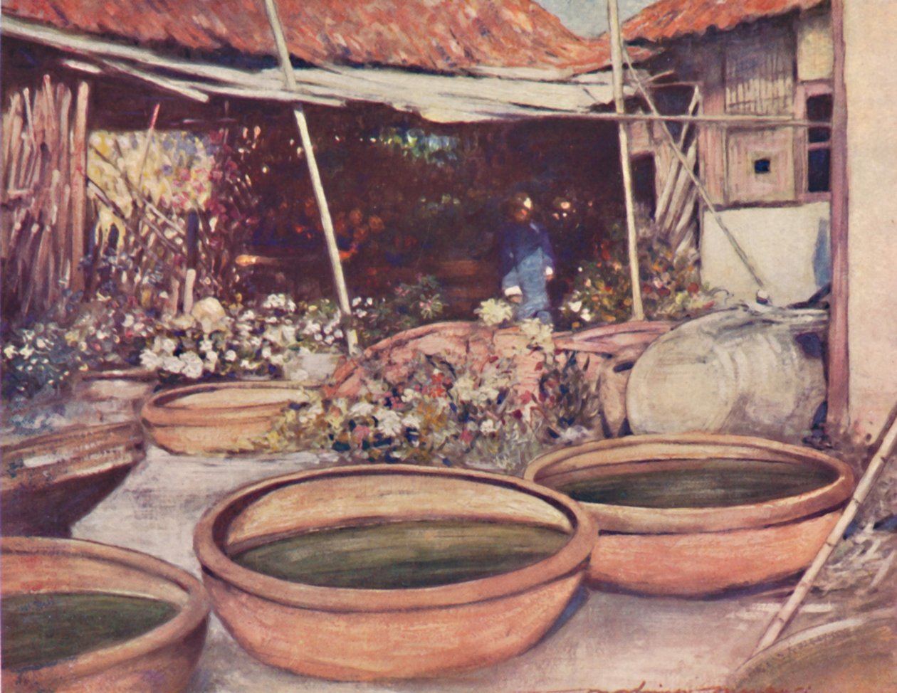 "Jardim de Infância", 1903 de Mortimer L Menpes