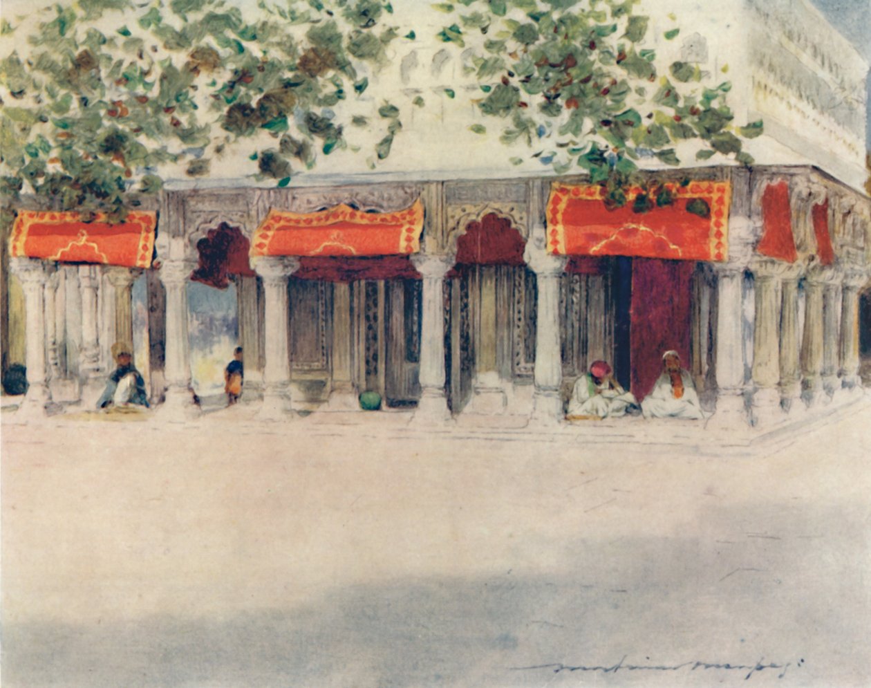 Bara Durri em Delhi, 1905 de Mortimer Ludington Menpes