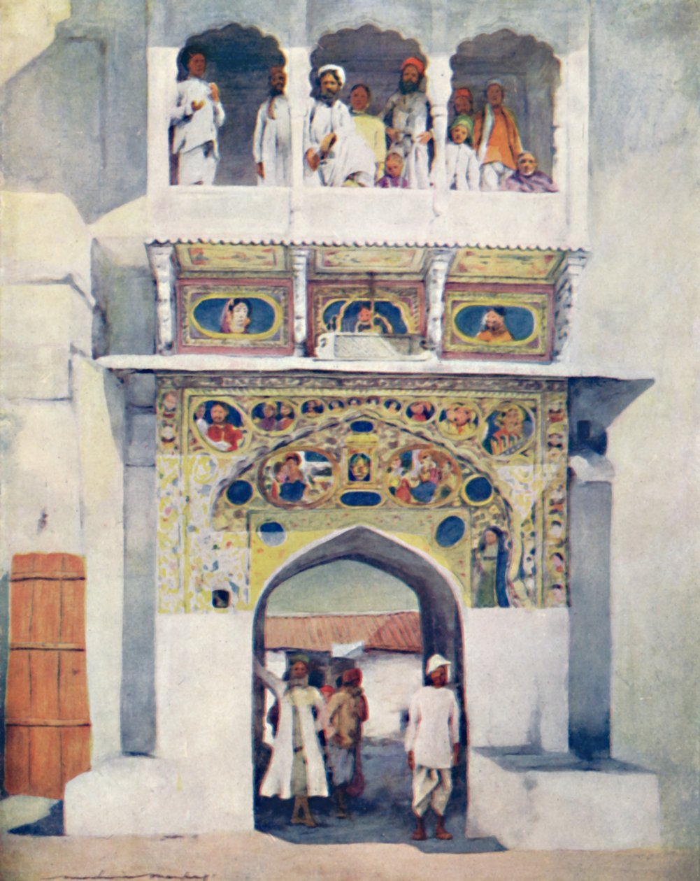 Um balcão de menestréis, 1905 de Mortimer Ludington Menpes