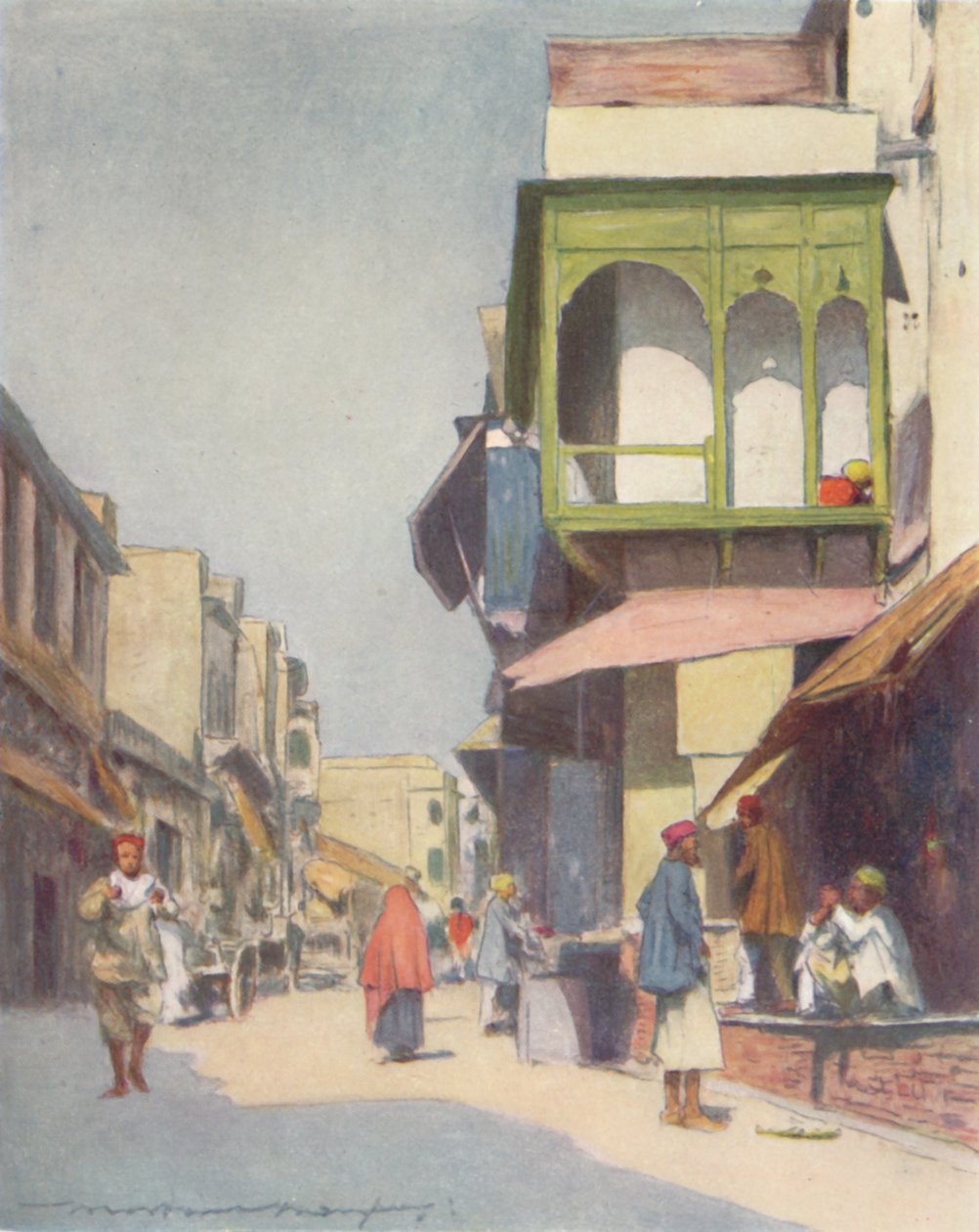 Uma via estreita, 1905 de Mortimer Ludington Menpes