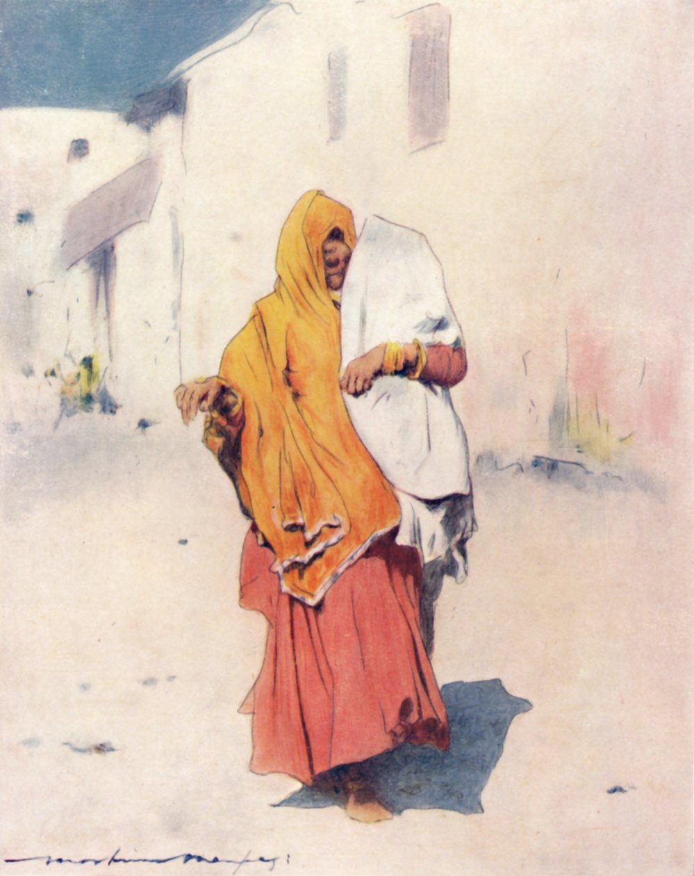 Uma mulher nativa de Jeypore, 1905 de Mortimer Ludington Menpes