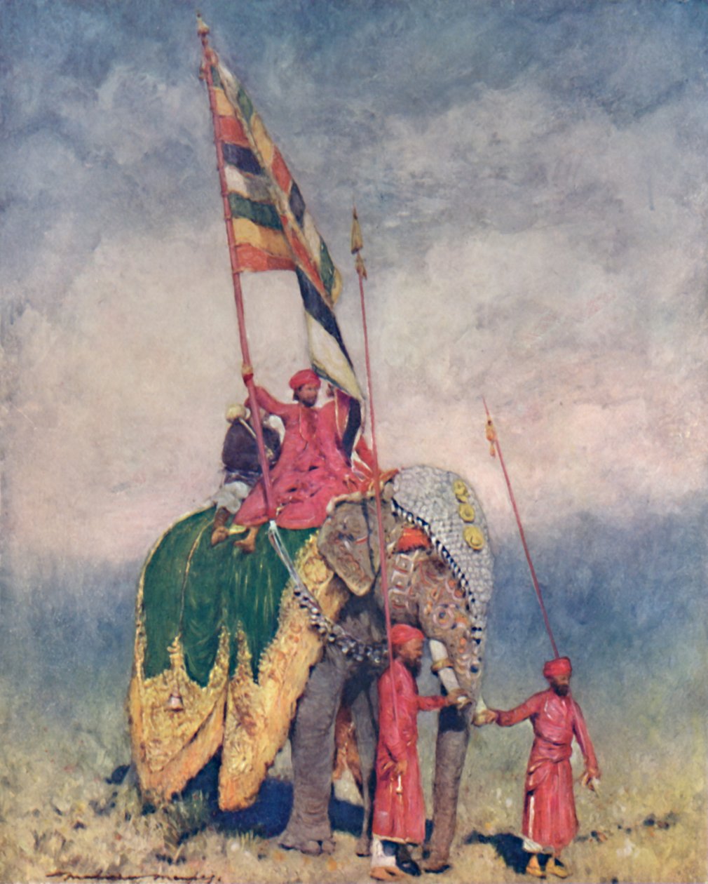 Um porta-estandarte, 1903 de Mortimer Ludington Menpes