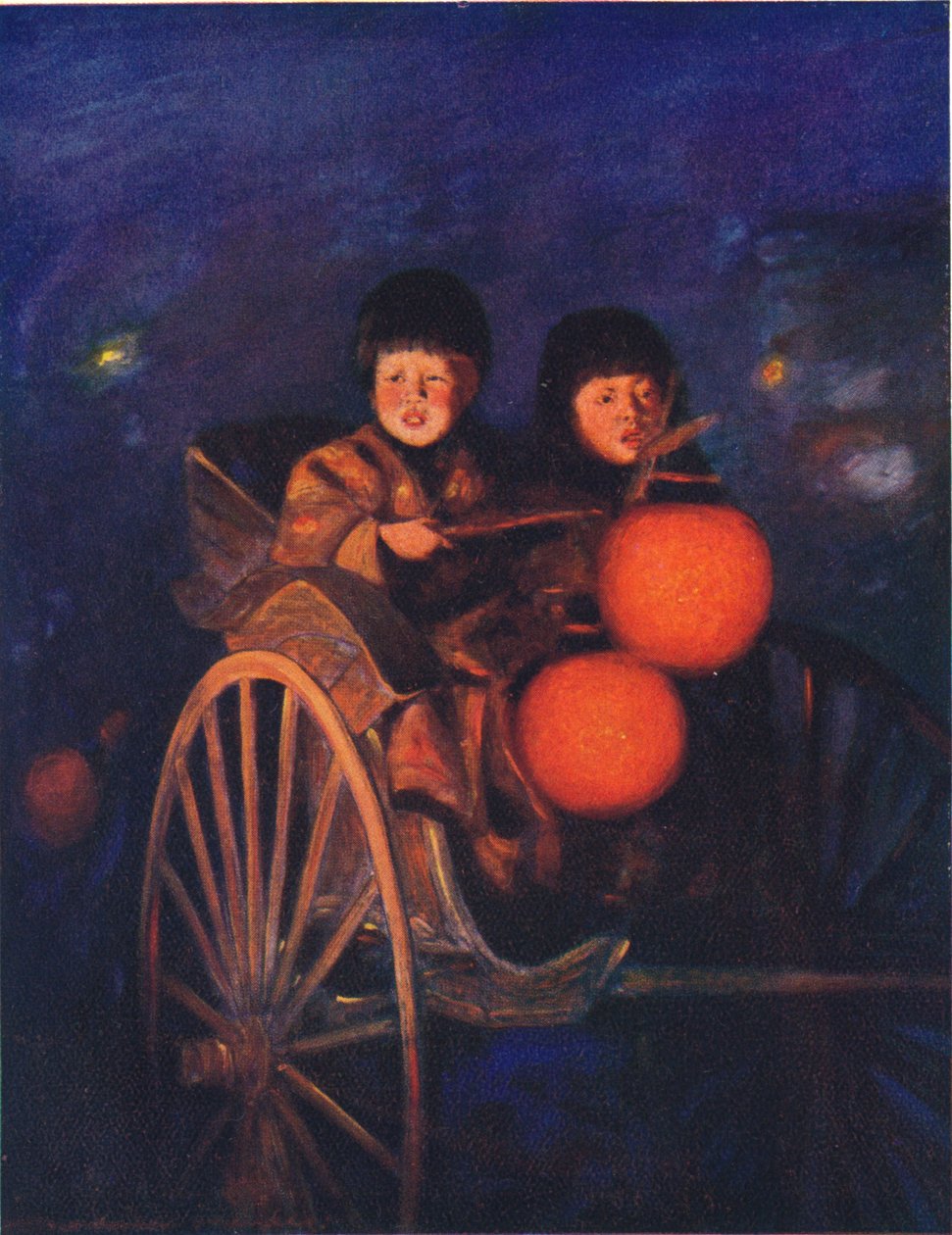 À luz das lanternas, c1887, 1901 de Mortimer Ludington Menpes