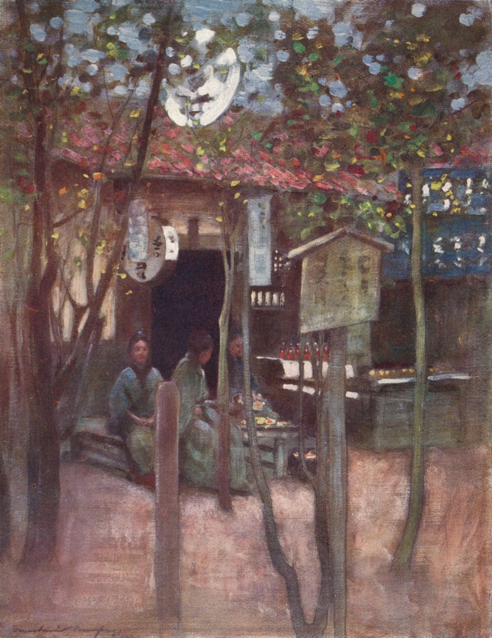 Flor do chá, c1887, 1901 de Mortimer Ludington Menpes