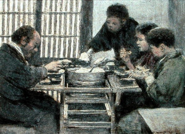 Jantar japonês de Mortimer Ludington Menpes