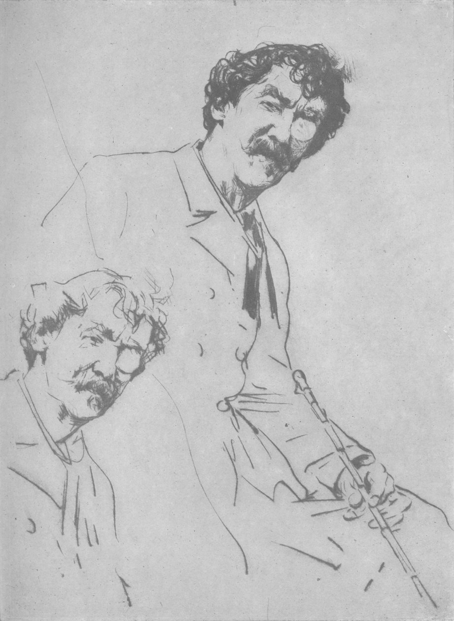 Estudos de retratos, c1880, 1904 de Mortimer Ludington Menpes