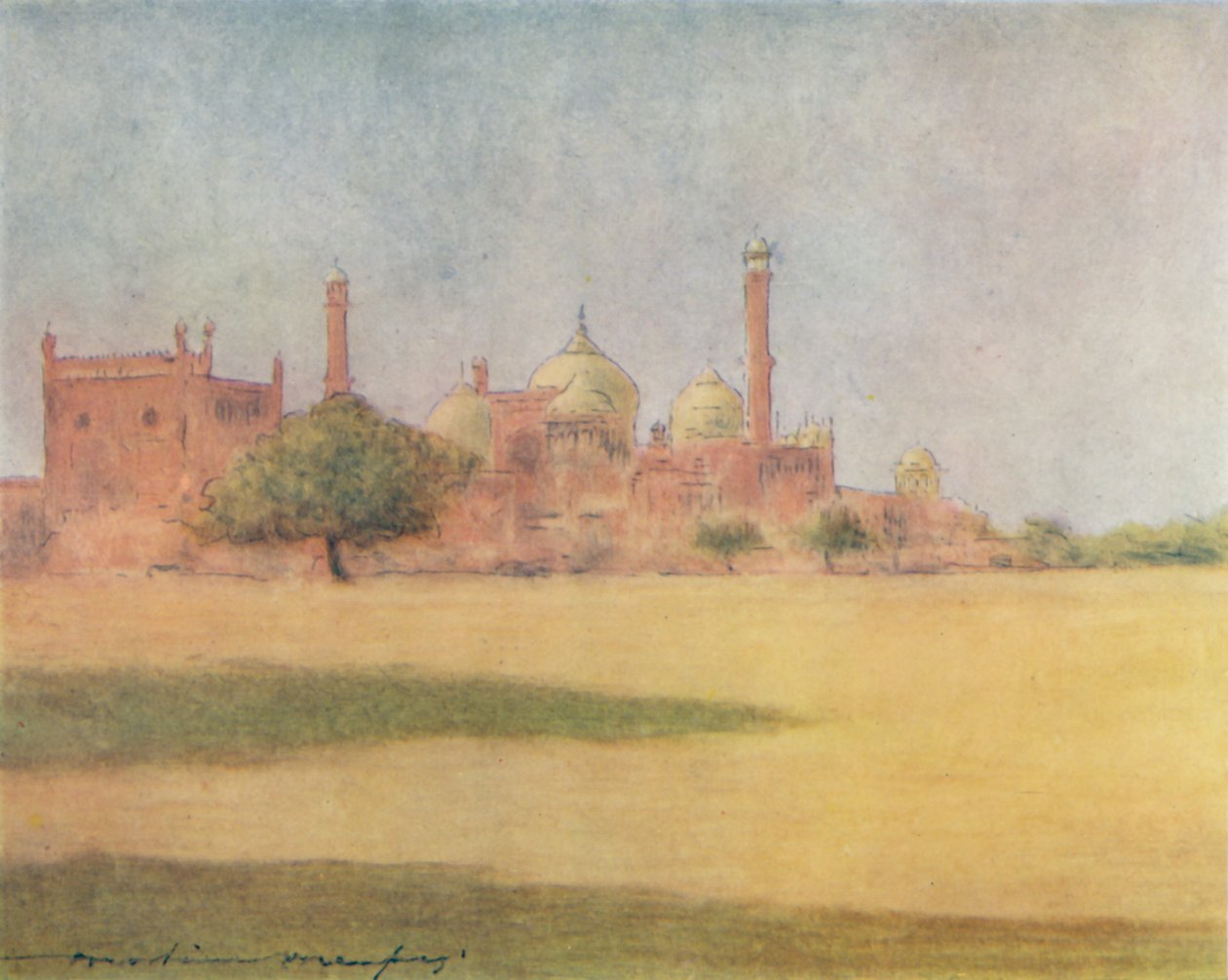 O Jumna Masjid, 1905 de Mortimer Ludington Menpes