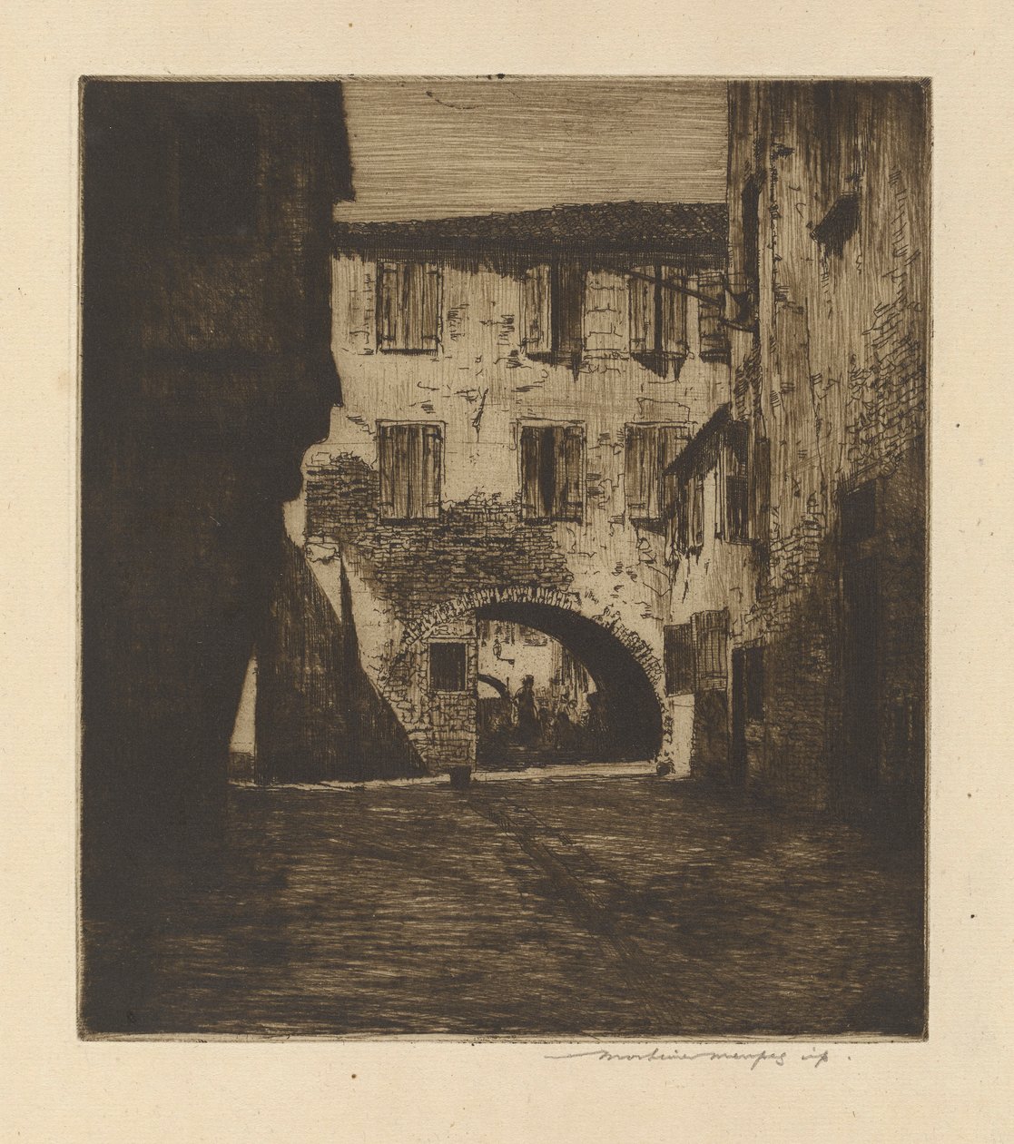 Numa Side Street, Chioggia de Mortimer Menpes
