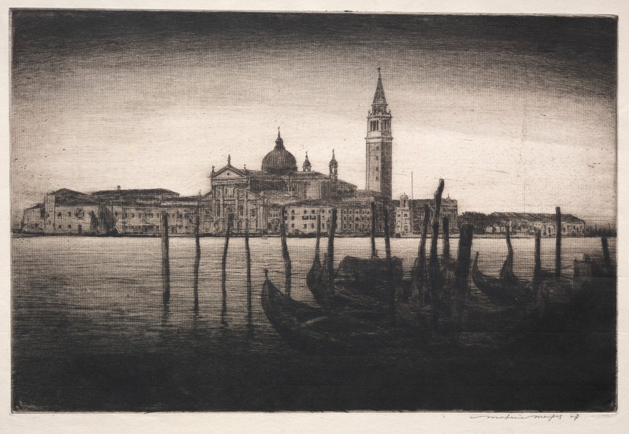 San Giorgio Maggiore, 1910. de Mortimer Menpes