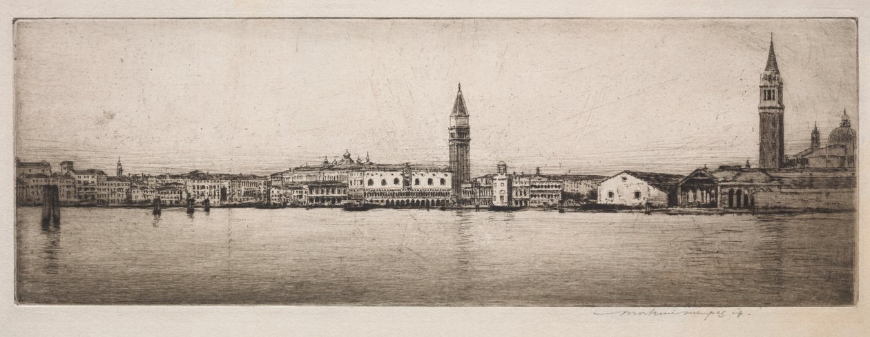 Bacia de São Marcos, Veneza de Mortimer Menpes
