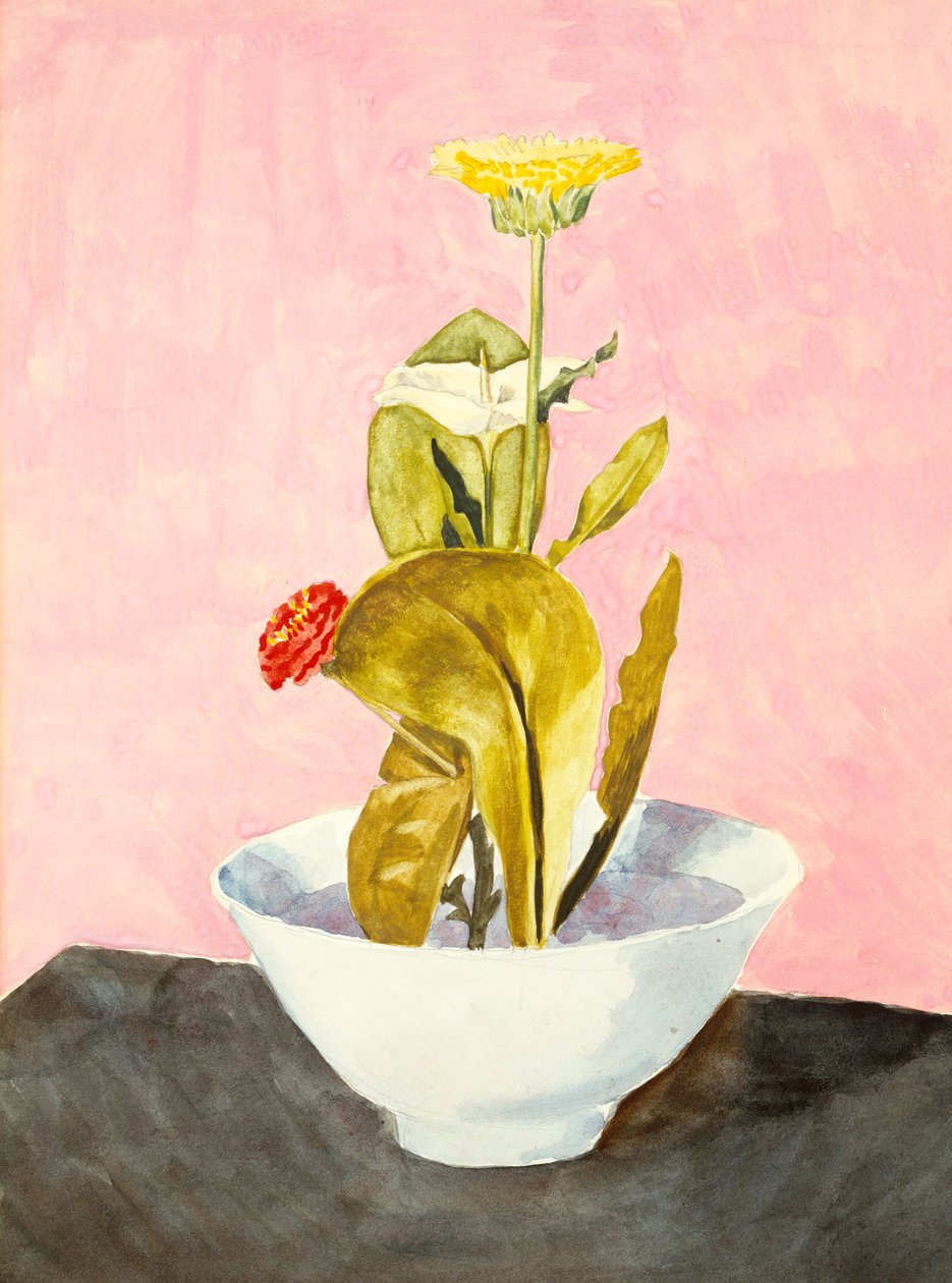 Taça de Flores, 1918. de Morton Livingston Schamberg