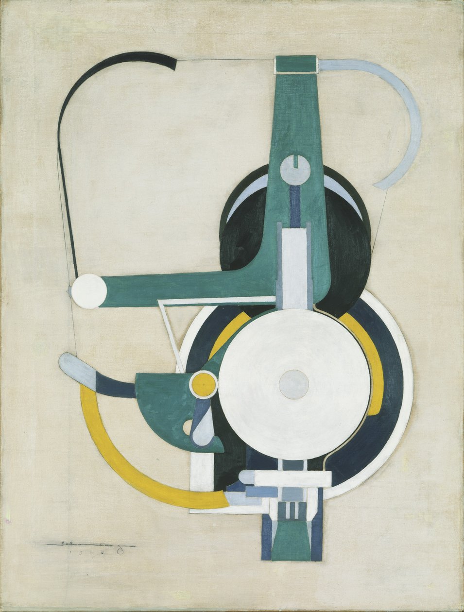 Pintura (anteriormente Machine), 1916 de Morton Livingston Schamberg