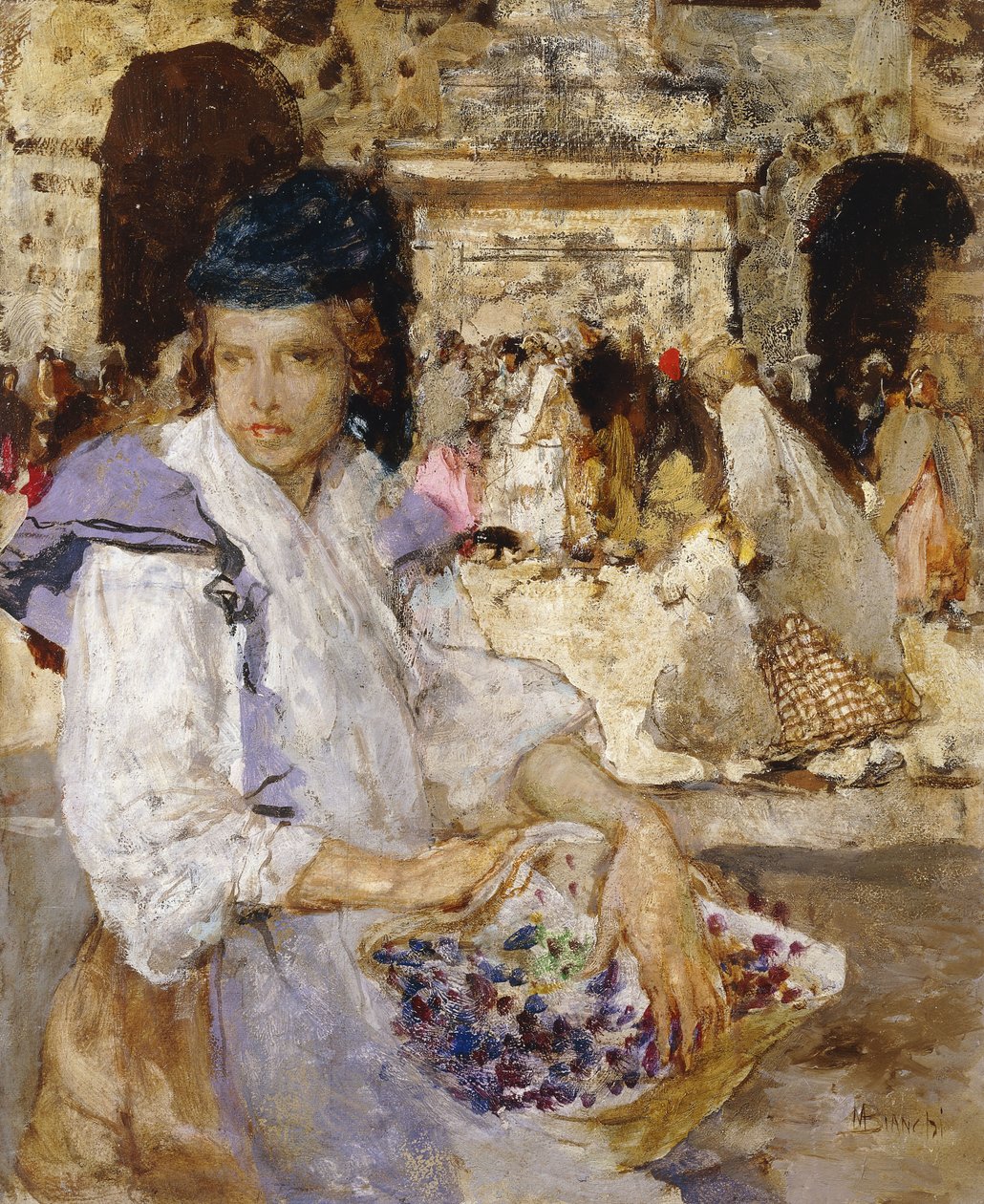 The Flowerseller, de Mose Bianchi