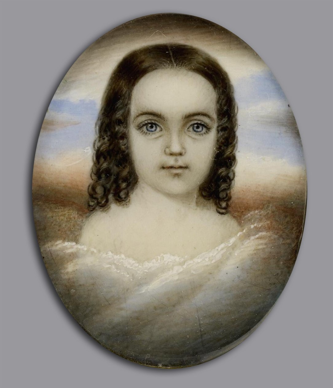 Retrato de uma menina de Moses B. Russell