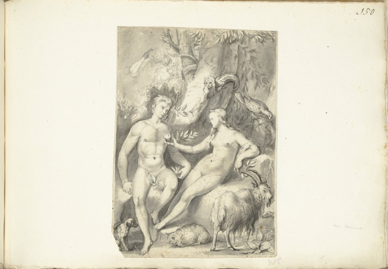 Adão e Eva de Moses Ter Borch