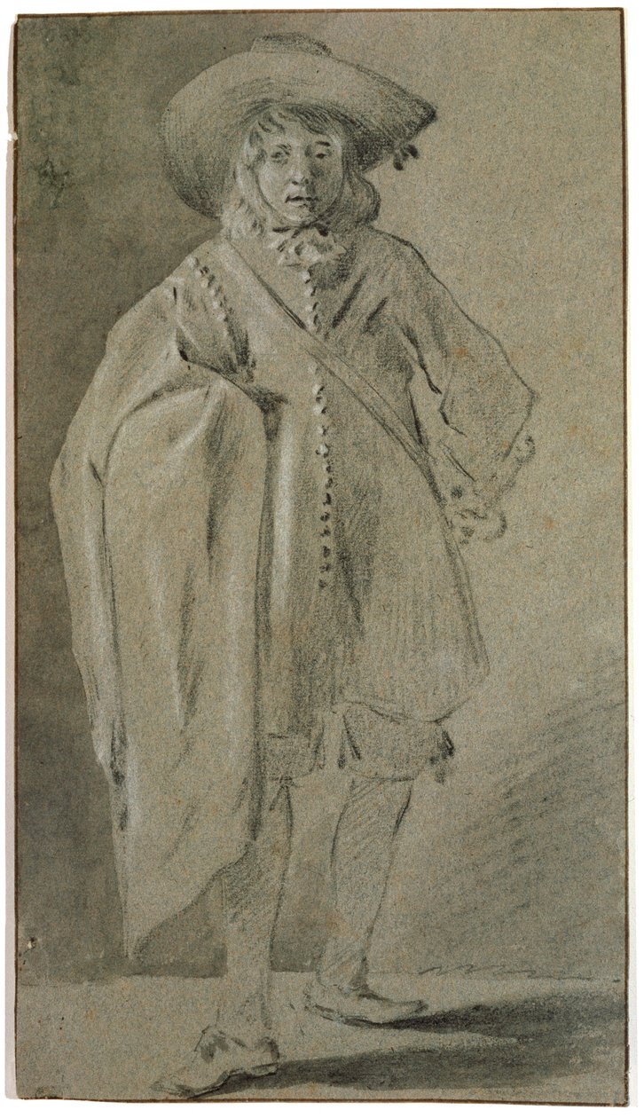 Auto-retrato, década de 1660 de Moses Ter Borch