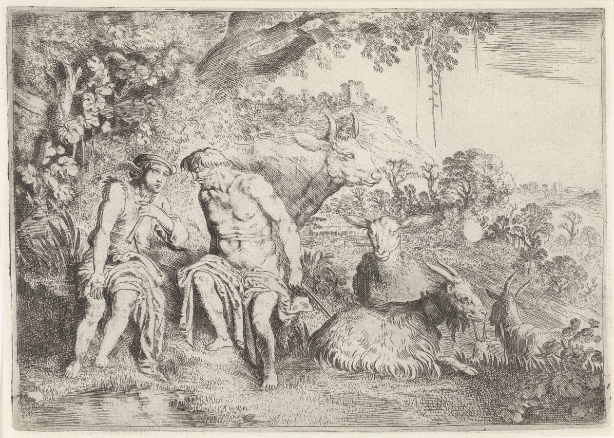 Mercurius sust Argus em slaap
Mercurius en Argus (título da série) de Moyses van Wtenbrouck