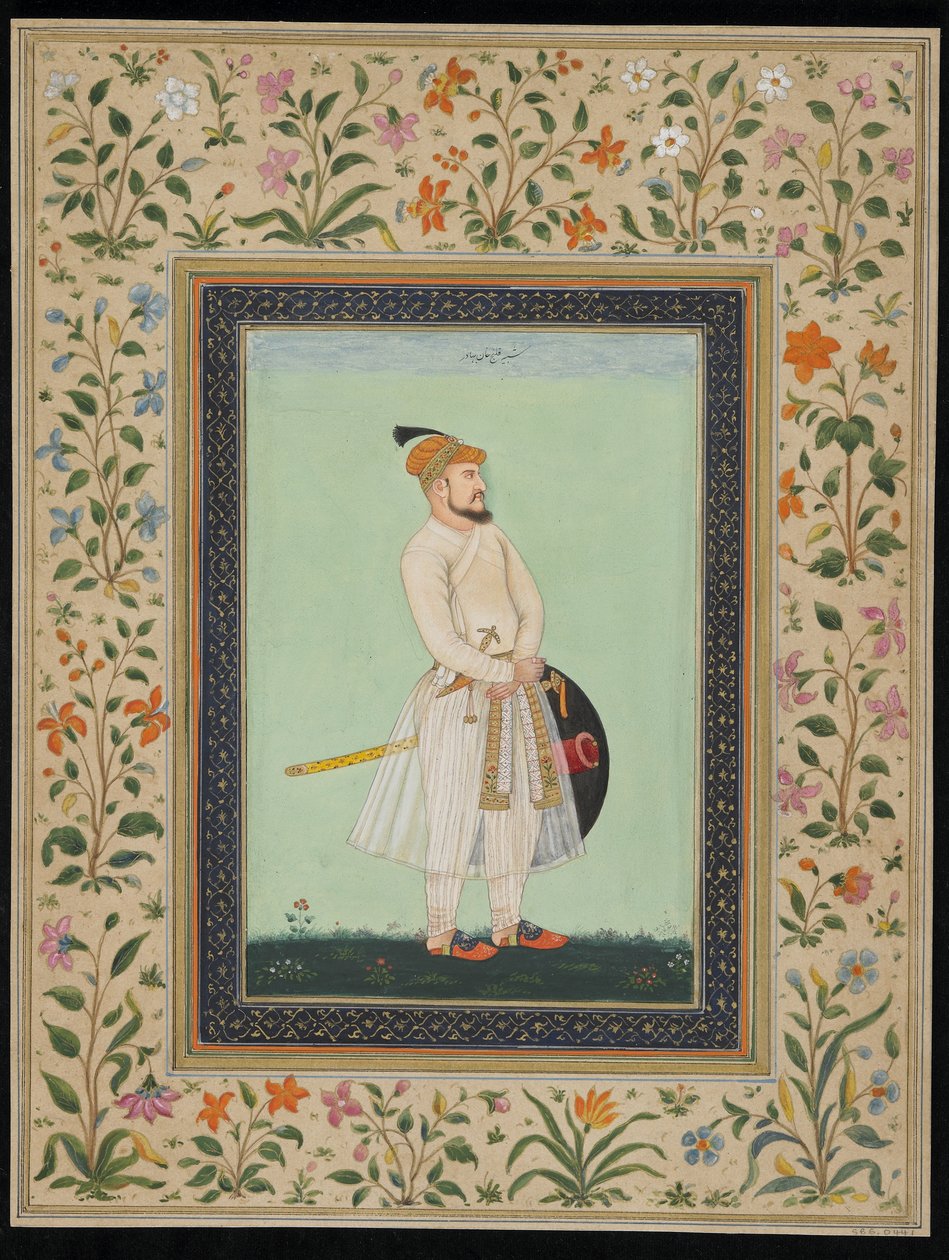 Kılıç Khan, álbum separado do álbum, c.1900 de Mughal School