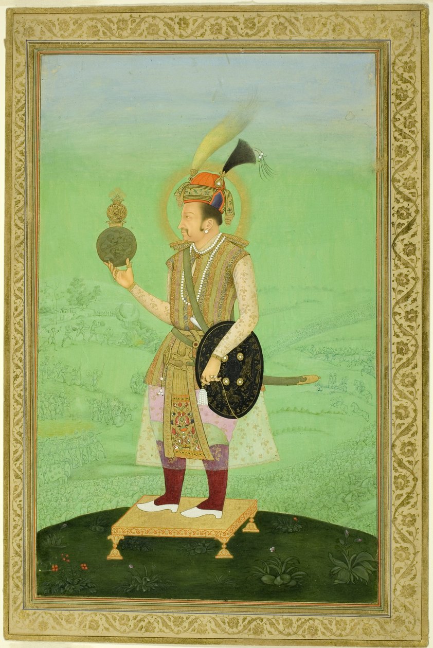 Retrato do Imperador Jahangir, c.1800 de Mughal School
