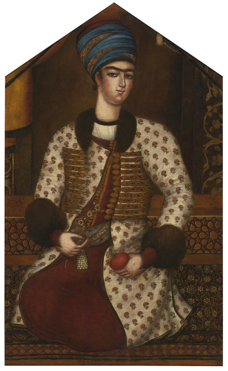 Retrato de Rustam Khan Sand de Muhammad Sadiq