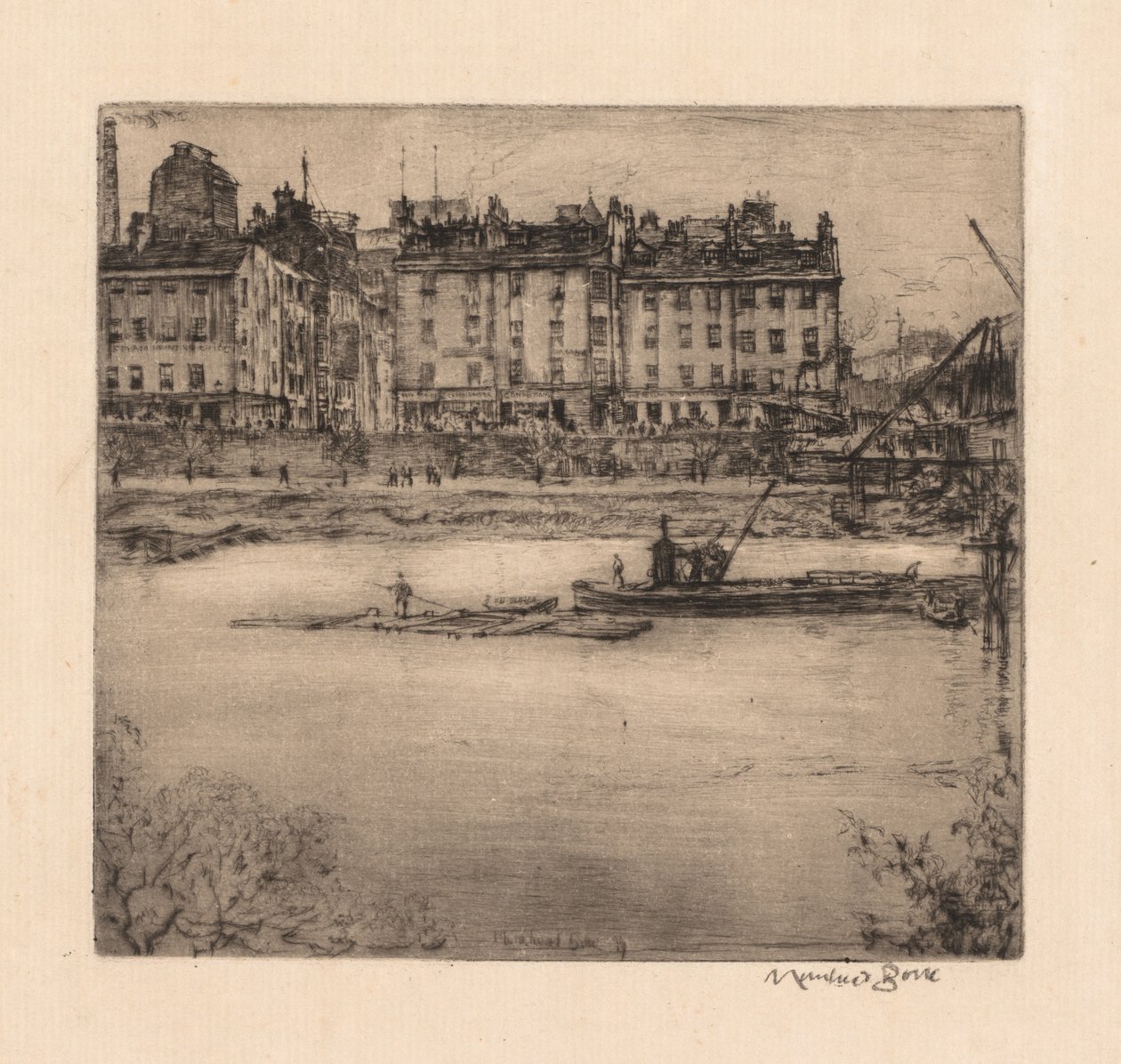 Gravuras de Glasgow: Gorbals de Muirhead Bone