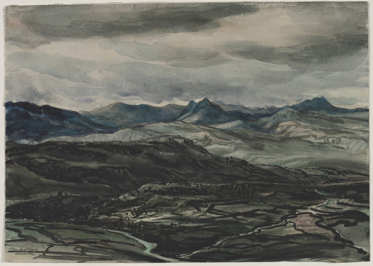 Tempo de tempestade, Ronda, Espanha de Muirhead Bone