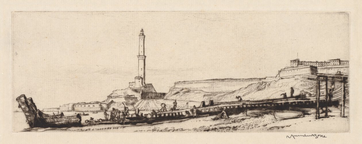 O Langterna, Génova de Muirhead Bone