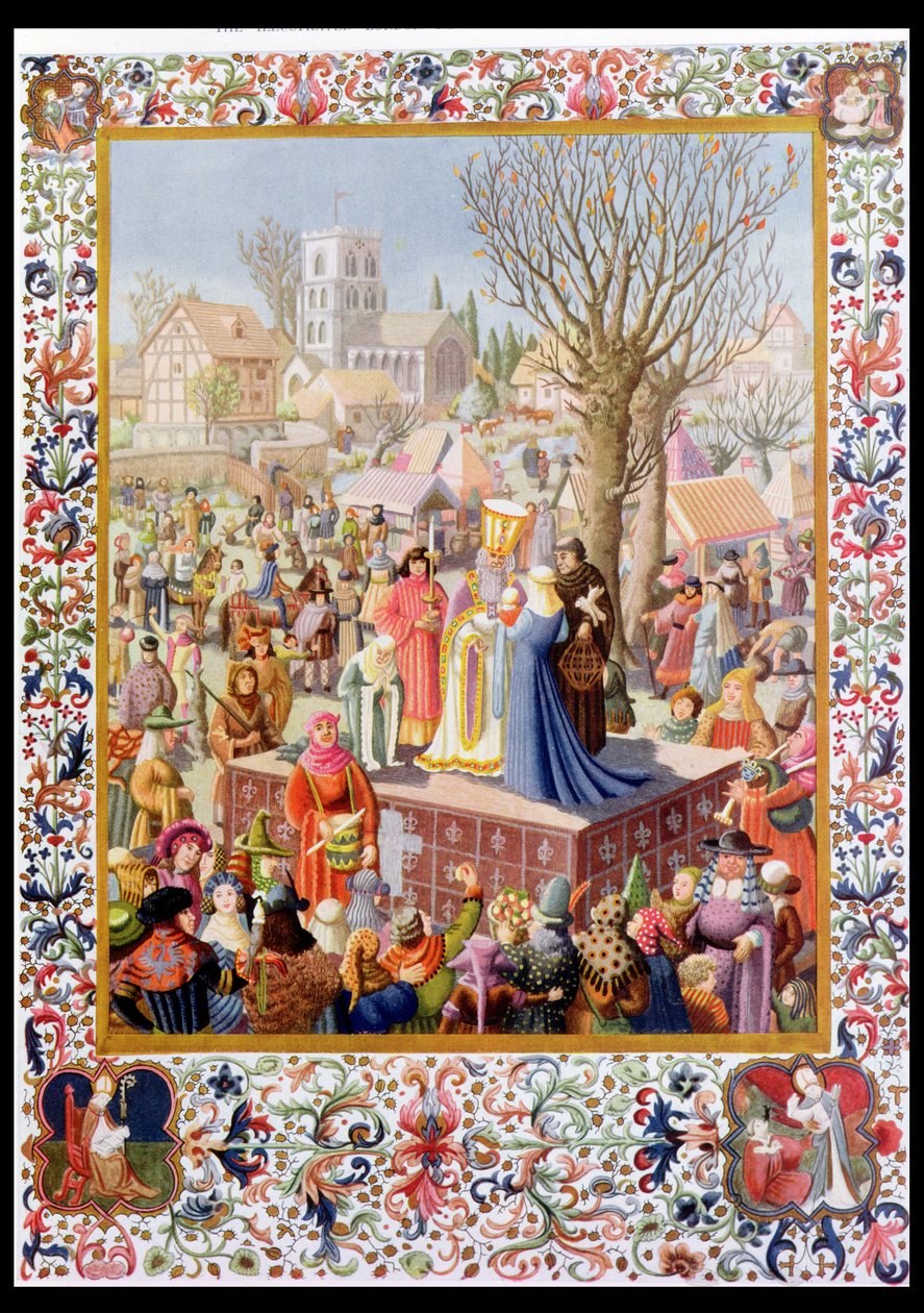 Os primórdios da peça de Natal Capa do The Illustrated London News de Muriel Broderick
