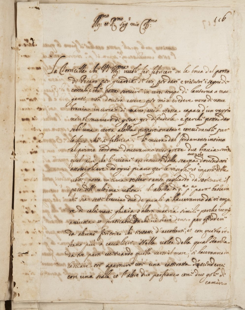 Carteira de desenhos de Mutio Oddi de Urbino e outros, pág. 116, c.1635-40 (caneta e tinta sobre papel encadernado) de Muzio Oddi