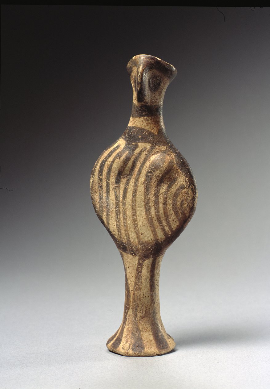 Figura "Psi", c.1400-1300 aC (terracota) de Mycenaean