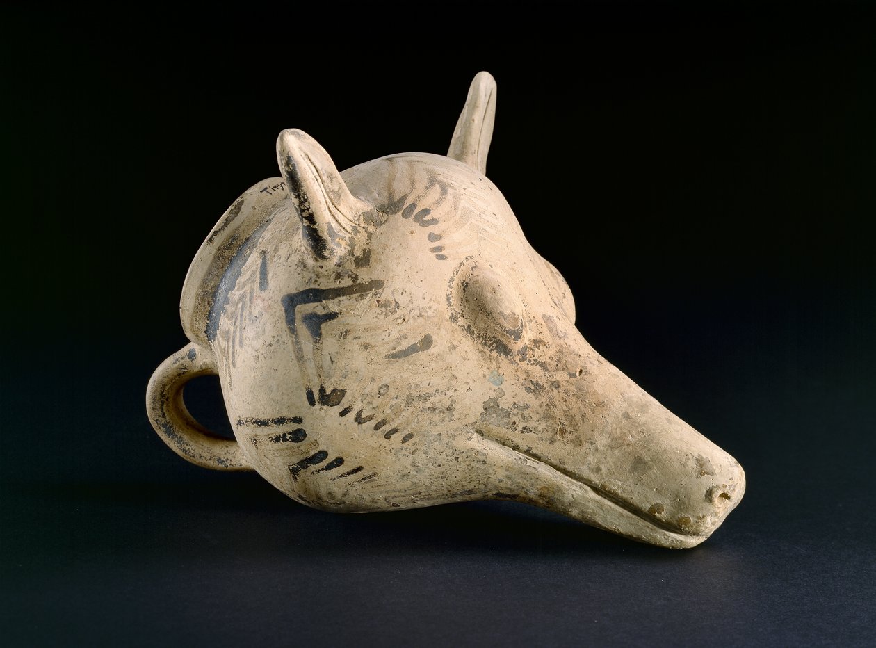 Cerâmica de raposa rítmica de Mycenaean