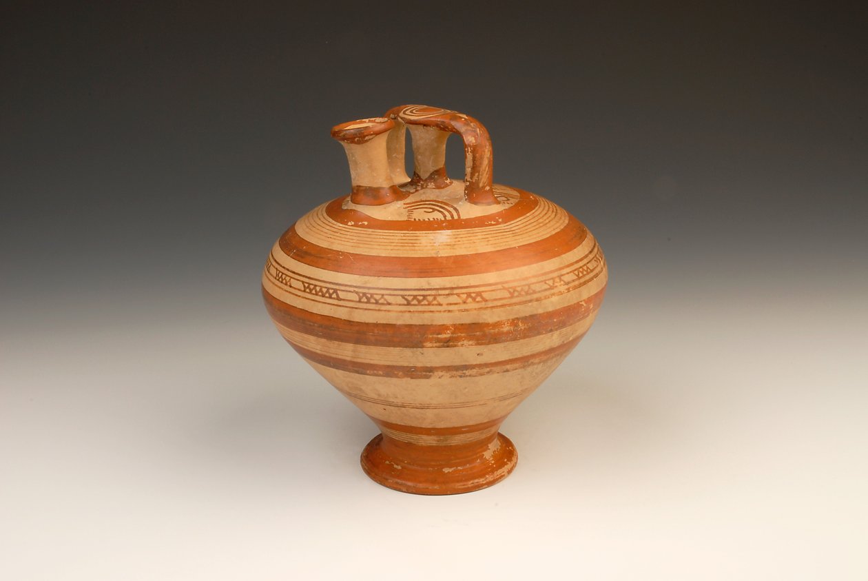Pote Ewer, 1300-1200 aC (terracota) de Mycenaean