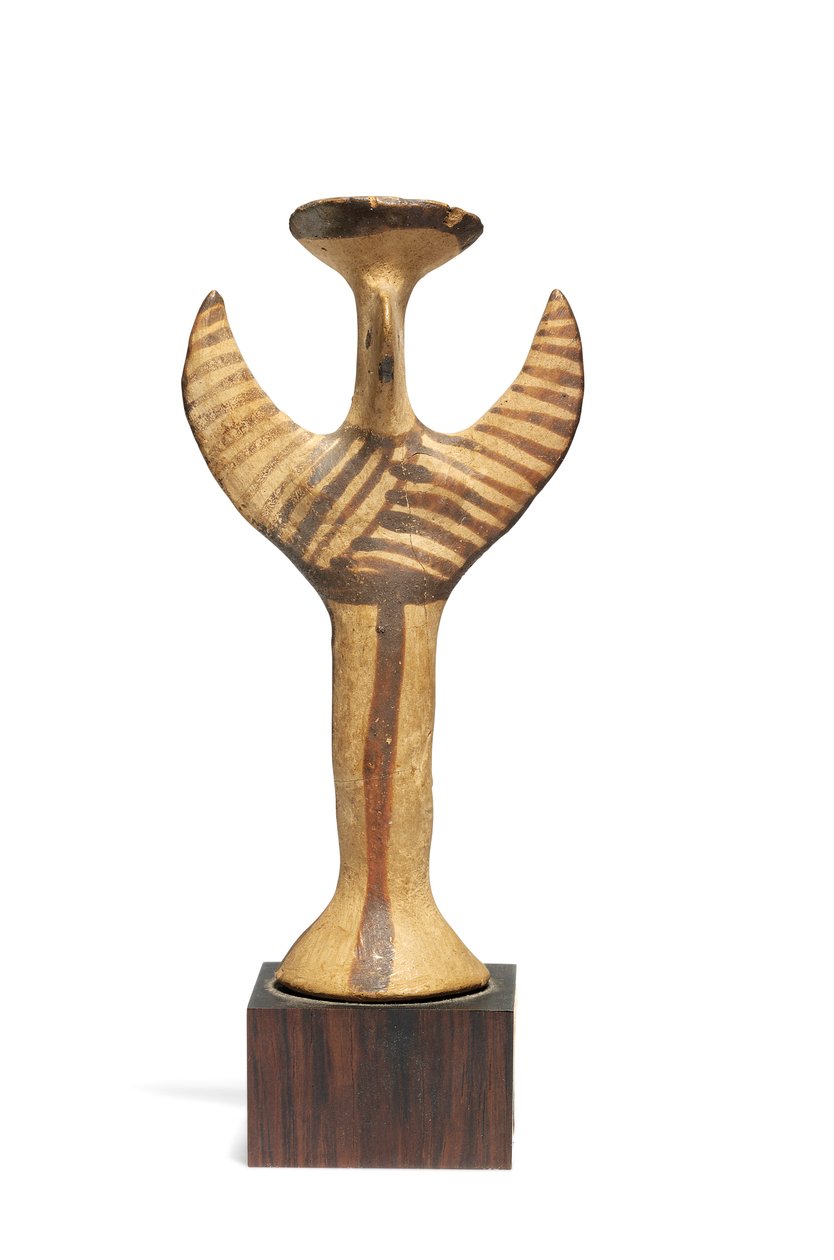 Figura Psi, c.1300-1200 AC (terracota) (ver também 3126448) de Mycenaean