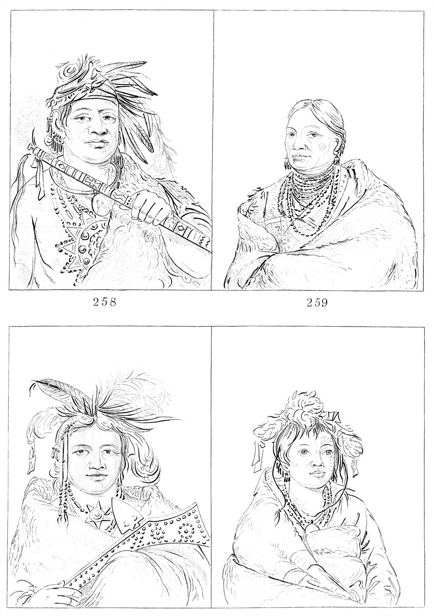 Menominees, 1841. de Myers and Co