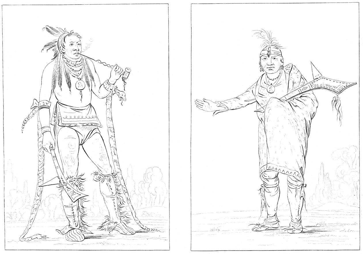 Winnebagoes, 1841. de Myers and Co