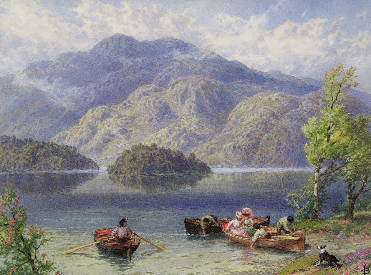 Ben Venue e Ellen&39;s Isle, Loch Katrine de Myles Birket Foster