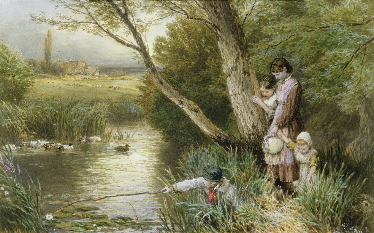 Pelo fluxo de Myles Birket Foster