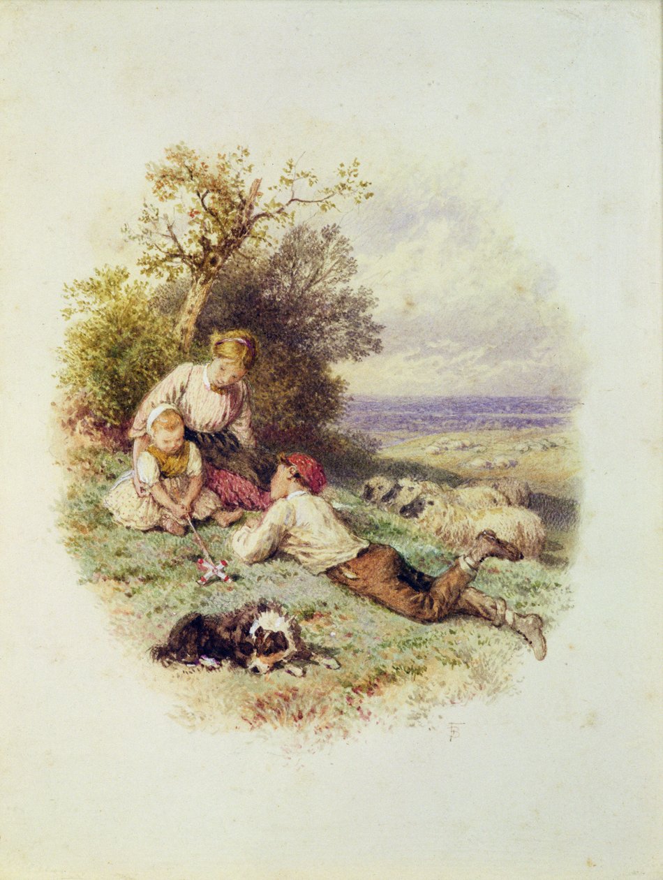 O jovem pastor de Myles Birket Foster
