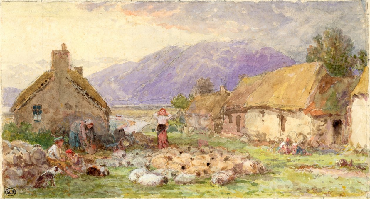 Sem título (lápis e aguarela sobre papel) de Myles Birket Foster