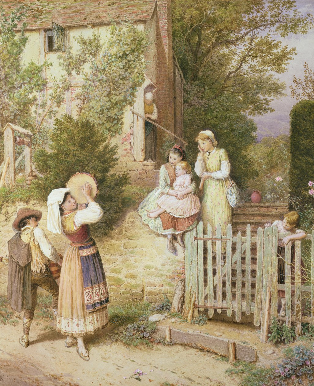 Minstrels errantes de Myles Birket Foster