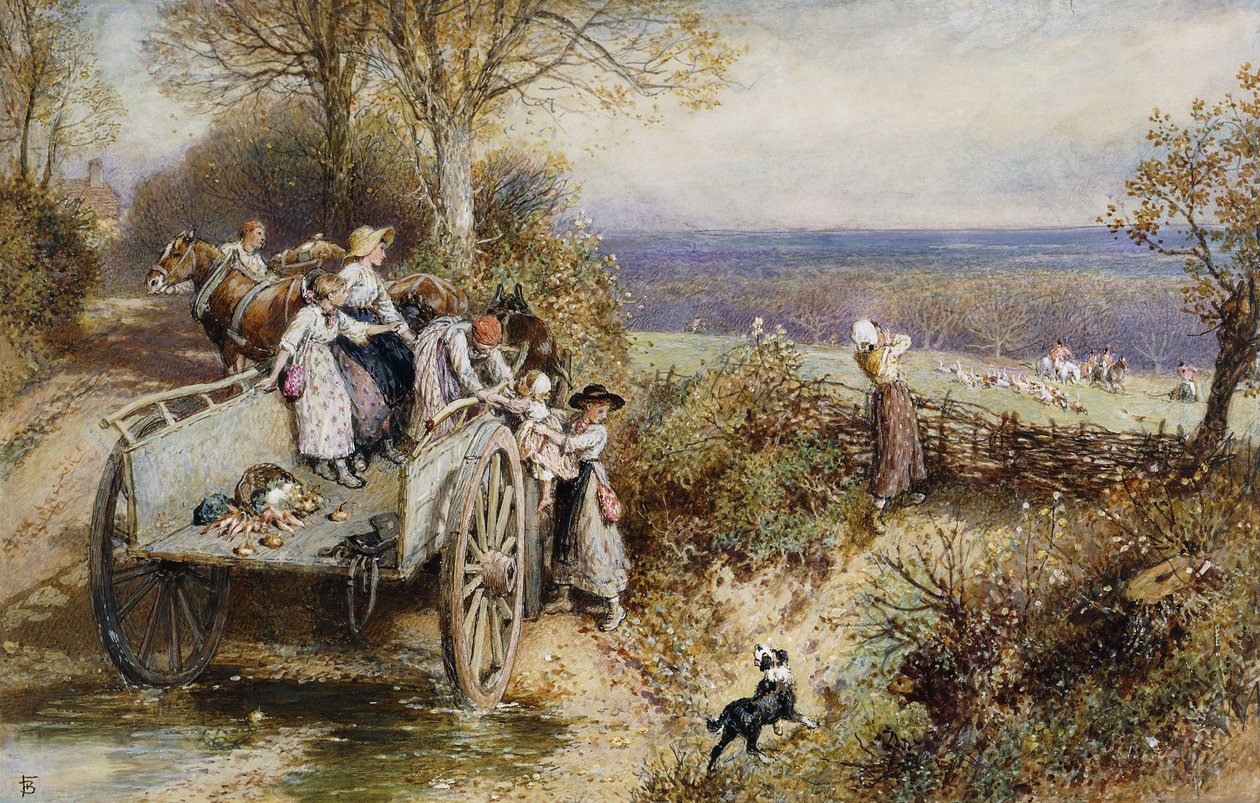 Um pio nos cães: "Aqui vêm eles", de Myles Birket Foster