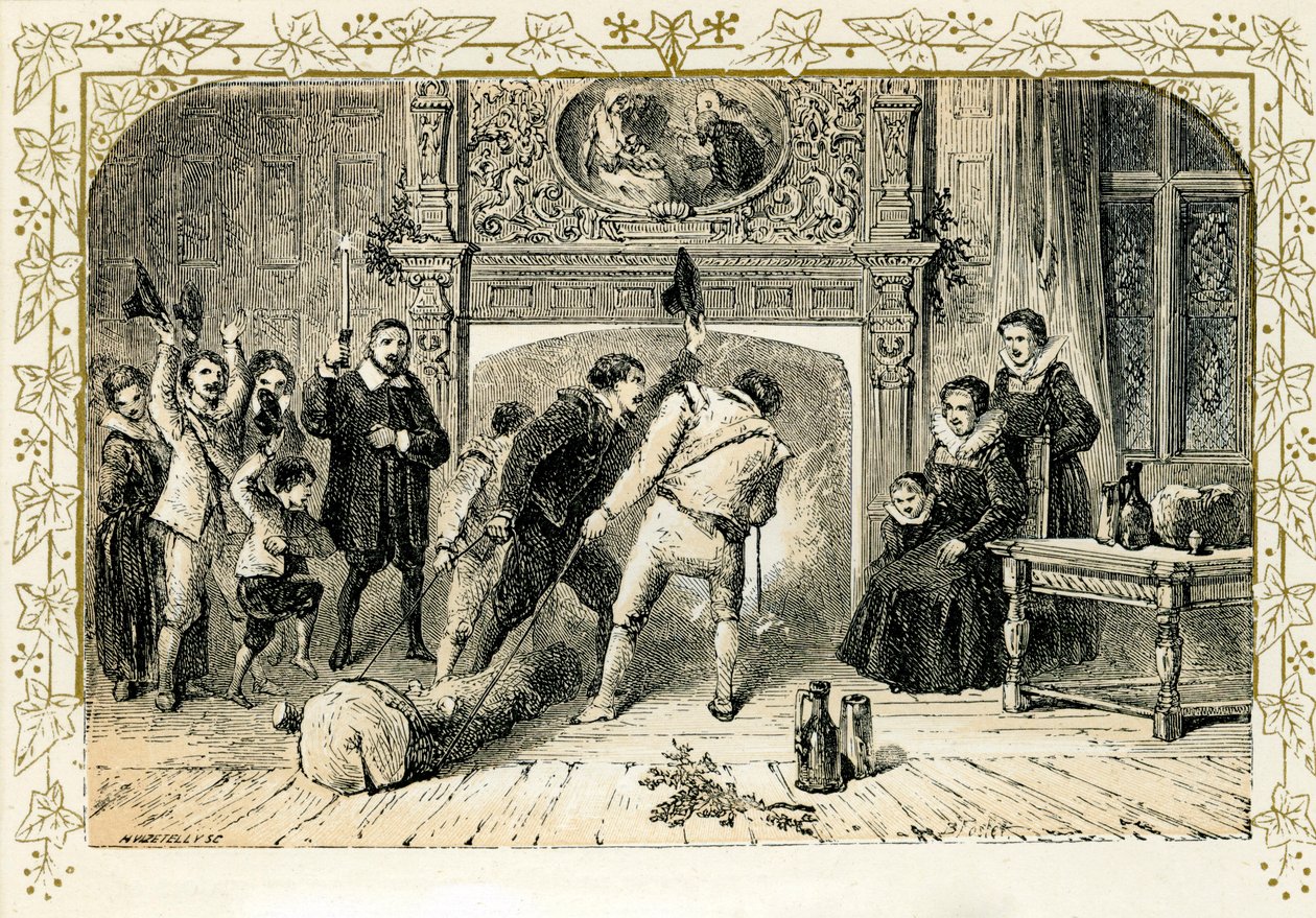 Cerimónia para a véspera de Natal - de Myles Birket Foster