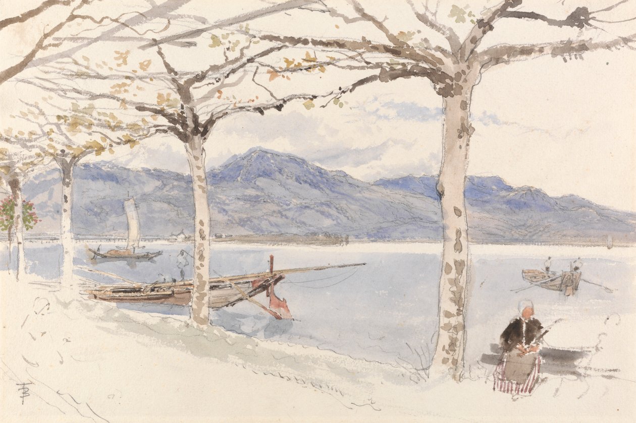 Lago Maggior, Itália de Myles Birket Foster