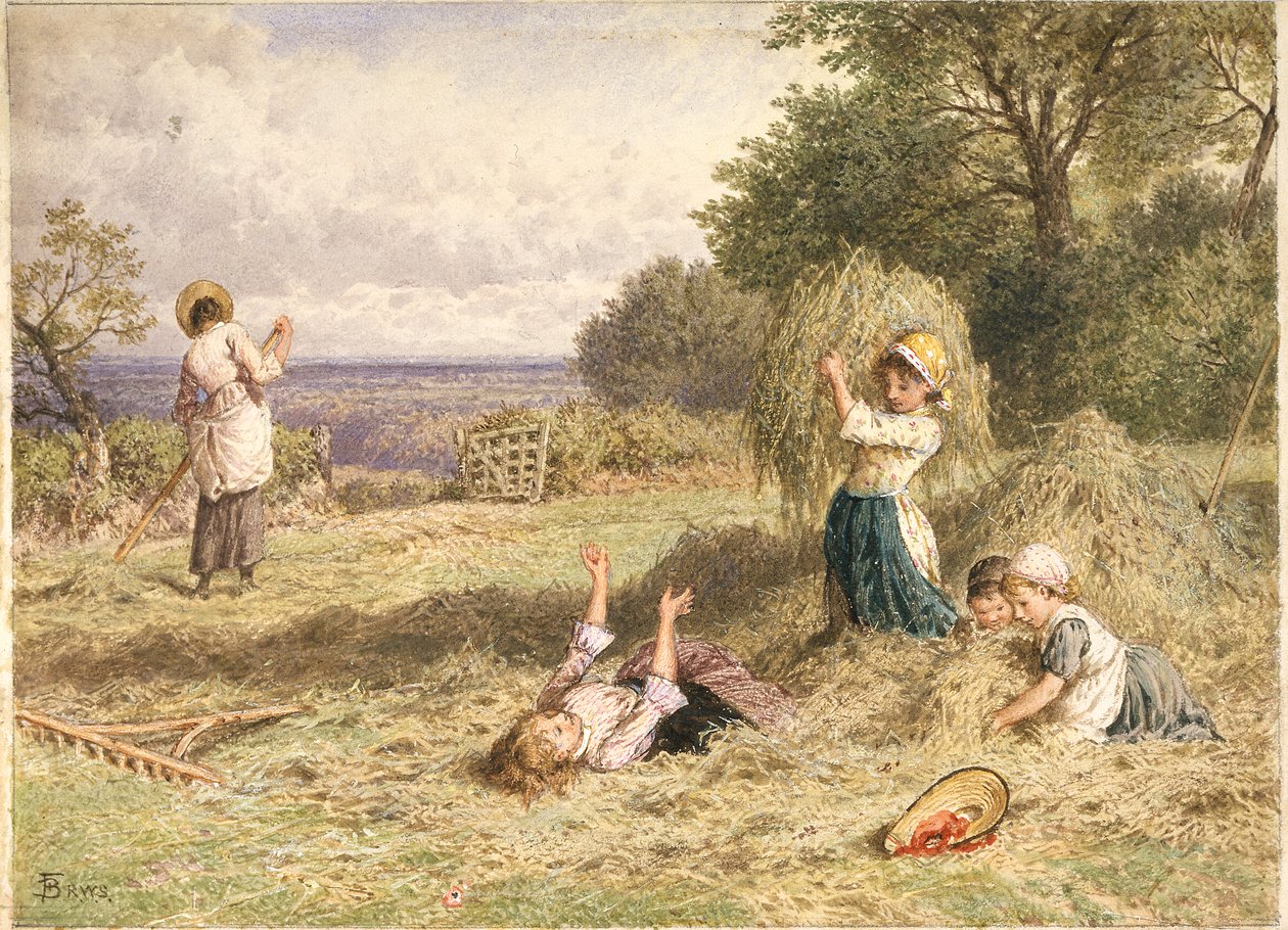 Paisagem com Figuras de Myles Birket Foster