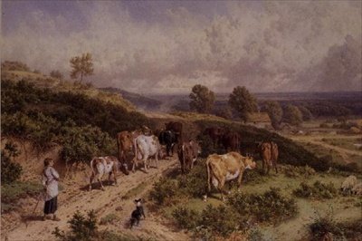 Tempo de ordenha: O Jovem Condutor de Myles Birket Foster