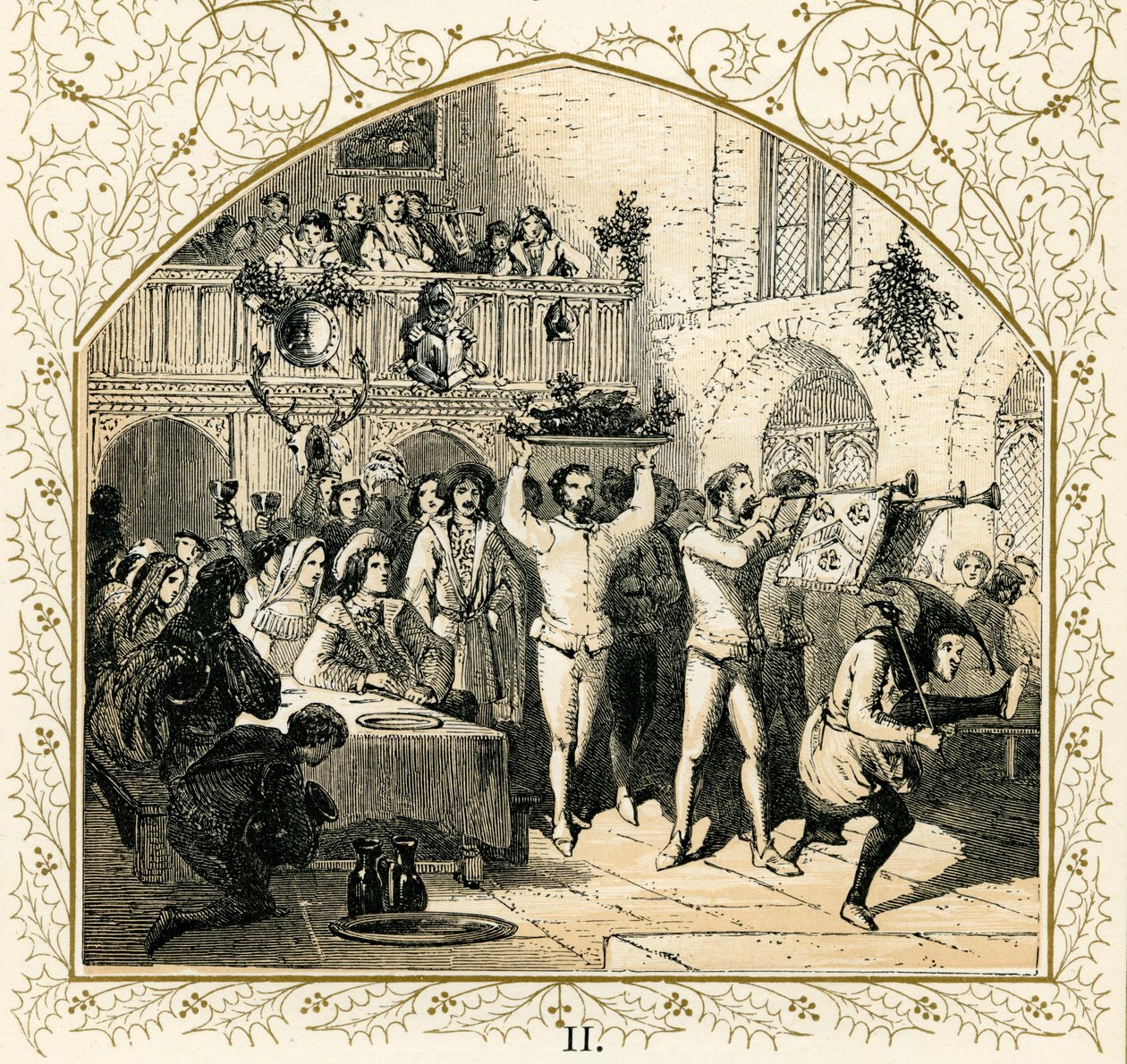 Apresentar a cabeça do javali de Myles Birket Foster