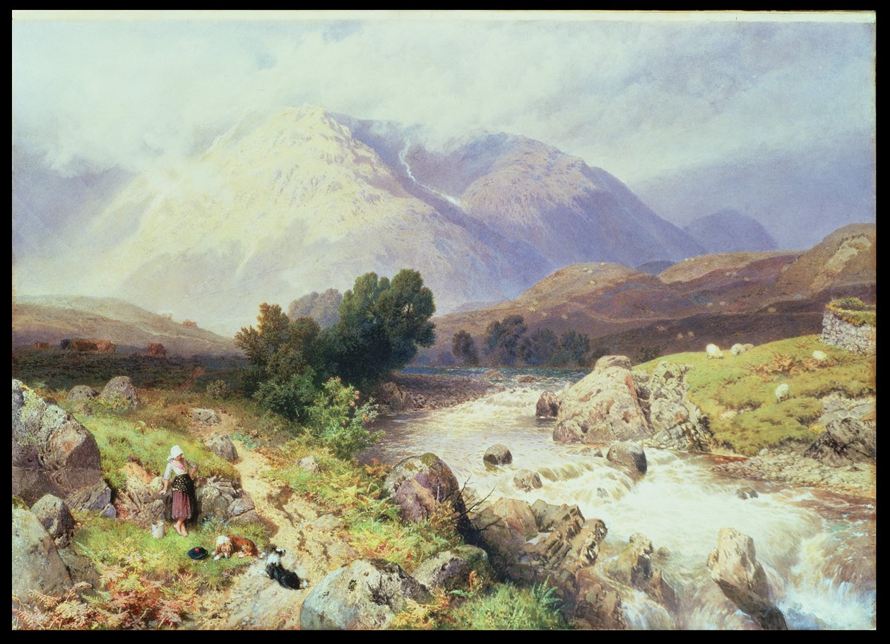 As Terras Altas, perto de Argyle de Myles Birket Foster