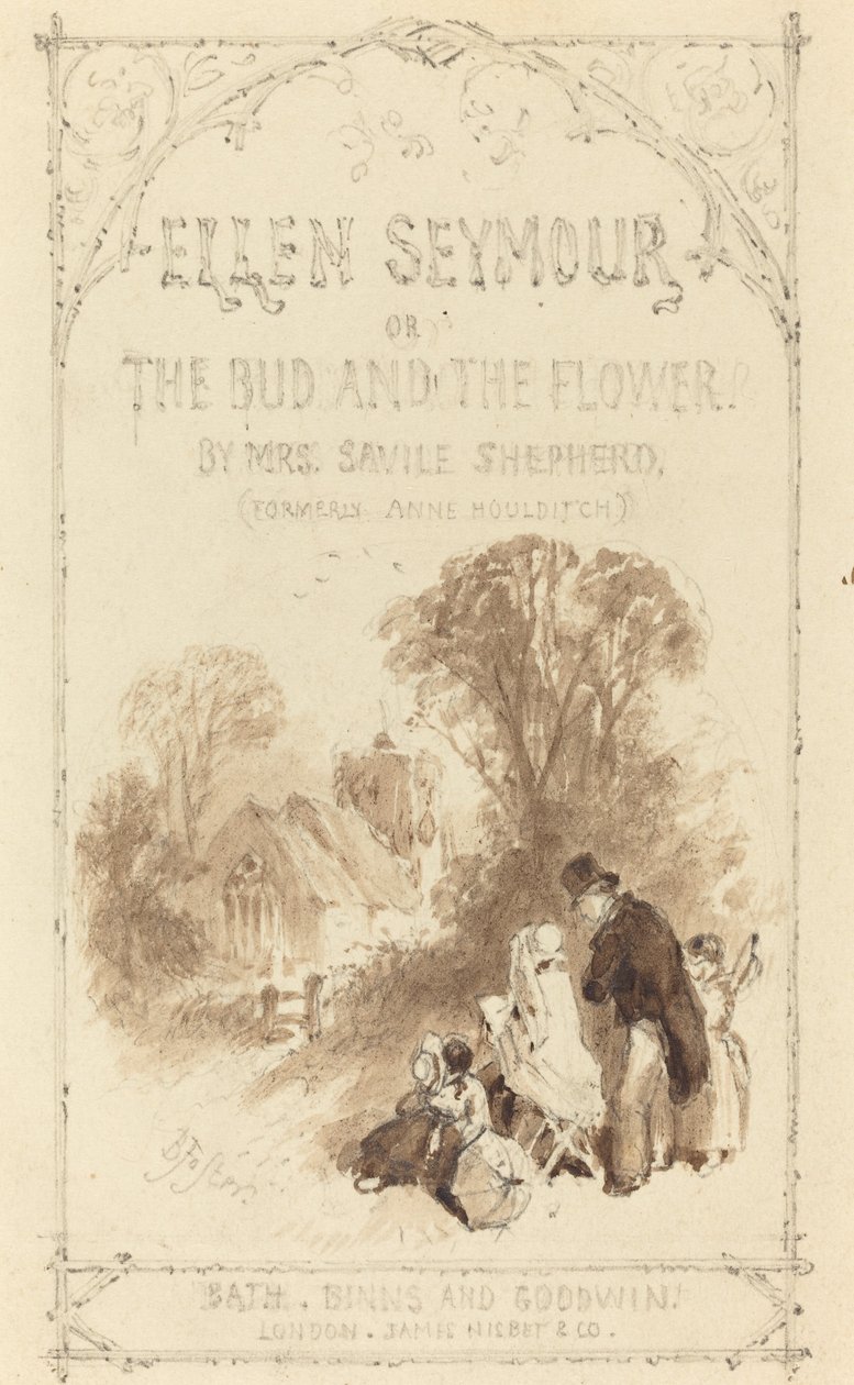 Página de rosto para "Ellen Seymour" de Myles Birket Foster
